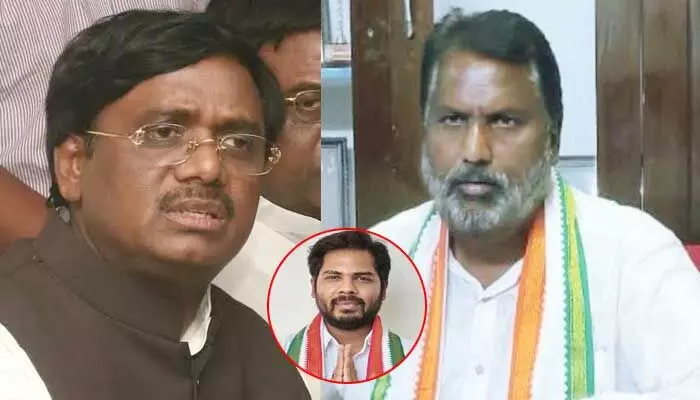 ‘నీ కొడుకును ఎంపీగా గెలిపించింది మేం కాదా?’.. వివేక్పై మంత్రి అడ్లూరి ఫైర్ ‘నీ కొడుకును ఎంపీగా గెలిపించింది మేం కాదా?’.. వివేక్పై మంత్రి అడ్లూరి ఫైర్
