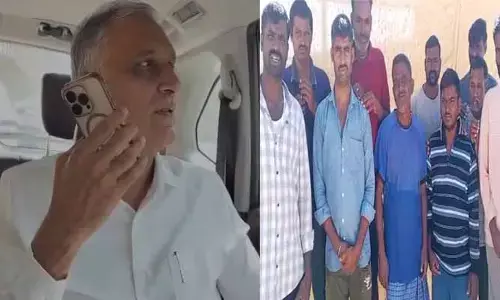 Harish Rao: అధైర్యపడకండి.. జోర్డాన్‍లో చిక్కుకున్న కార్మికులకు ఫోన్‍లో హరీశ్ రావు భరోసా
