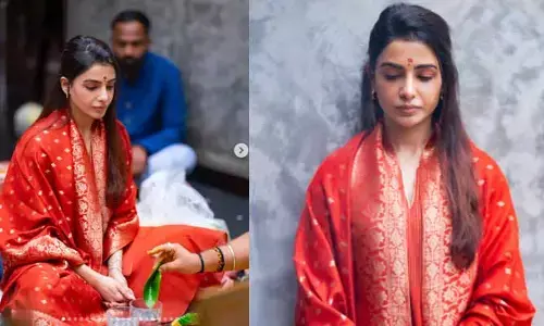 అతడితో కలిసి ప్రత్యేక పూజలు చేసిన సమంత.. కారణం అదేనా!