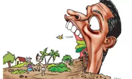 ఖాళీ జాగా కనిపిస్తే కబ్జా