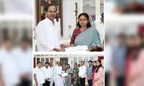 Jubilee Hills By-Election: బీ-ఫామ్‌తో పాటు రూ.40 లక్షల చెక్కు ఇచ్చిన కేసీఆర్