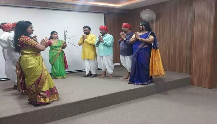 ఉదయపూర్లో తెలంగాణ ఉపాధ్యాయురాలు ప్రతిభ ఉదయపూర్లో తెలంగాణ ఉపాధ్యాయురాలు ప్రతిభ