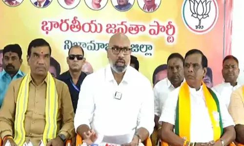 MP Arvind: జూబ్లీహిల్స్ దొంగఓట్లు మీ పనే .. కేటీఆర్‍కు అర్వింద్ కౌంటర్