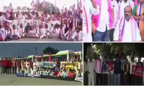 కొనసాగుతోన్న బీసీ సంఘాల బంద్.. జిల్లాల్లో డిపోలకే పరిమితమైన బస్సులు