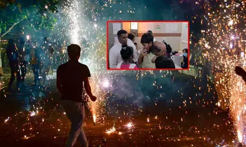 Diwali Effect: సరోజిని కంటి ఆసుపత్రికి బాణసంచా బాధితుల క్యూ