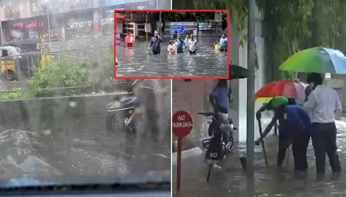 చెన్నైలో ఈశాన్య రుతుపవనాలు ఉగ్రరూపం.. అతలాకుతలం అవుతున్న నగరం చెన్నైలో ఈశాన్య రుతుపవనాలు ఉగ్రరూపం.. అతలాకుతలం అవుతున్న నగరం
