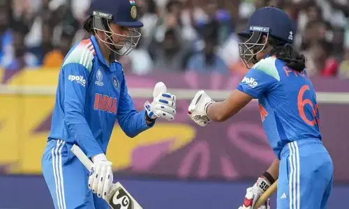 మహిళల వరల్డ్ కప్... భారీ స్కోర్ చేసిన భారత్