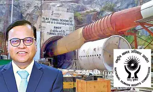 SLBC టన్నెల్ ప్రమాద ఘటన.. సీఎస్‌పై NHRC సీరియస్