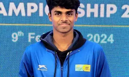 బాచుపల్లి యువ స్విమ్మర్ కు అరుదైన అవకాశం