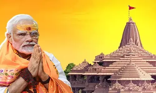 అయోధ్య రామ మందిరంపై జెండాను ప్రతిష్ఠించనున్న ప్రధాని మోడీ