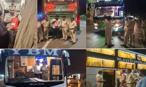 రాష్ట్రవ్యాప్తంగా ప్రైవేట్‌ వాహనాల్లో విస్తృత  తనిఖీలు.. 289 కేసులు నమోదు
