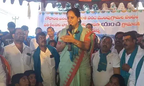 దేవుడు చేసిన పాపం కాదు.. మంత్రులు చేసిన పాపం.. మునిగిన పంట పై క‌విత సెన్షేష‌నల్ కామెంట్స్..!