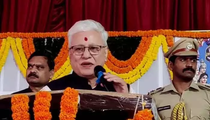 111 ఆదివాసి చెంచు గిరిజనుల సామూహిక వివాహం పవిత్రం : గవర్నర్ జిష్ణుదేవ్ వర్మ 111 ఆదివాసి చెంచు గిరిజనుల సామూహిక వివాహం పవిత్రం : గవర్నర్ జిష్ణుదేవ్ వర్మ