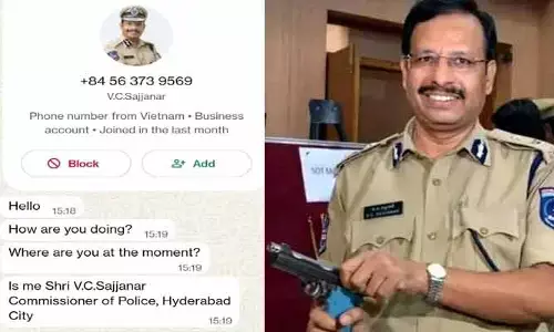 ఏకంగా సజ్జనార్ పేరుతో సైబర్ నేరగాళ్ల మోసాలు