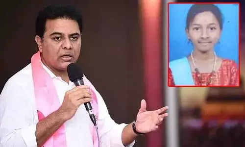 గురుకుల విద్యార్థిని ఆత్మహత్య ఘటన.. ప్రభుత్వంపై కేటీఆర్ ఫైర్