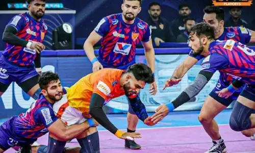 PKL 2025 : ఫైనల్‌కు దూసుకెళ్లిన ఢిల్లీ..  ఎలిమినేటర్-3లో తెలుగు టైటాన్స్ ప్రత్యర్థి ఆ జట్టే