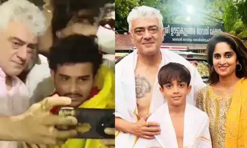 అజిత్ నిజంగానే రియ‌ల్ హీరో..మాట‌లు రాని అభిమానితో