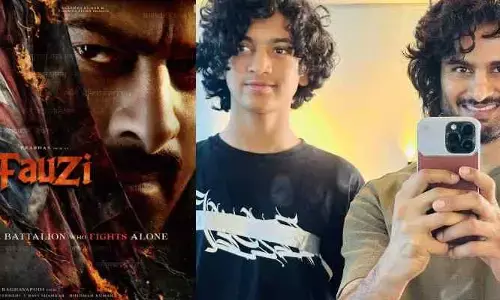ఫౌజీ లో సుధీర్ కొడుకు..ఏకంగా ప్ర‌భాస్ పాత్ర‌లోనే !