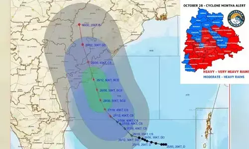 నగరాన్ని తాకిన మొంథా ఎఫెక్ట్.. హైదరాబాద్‌లో భారీ వర్షాలు