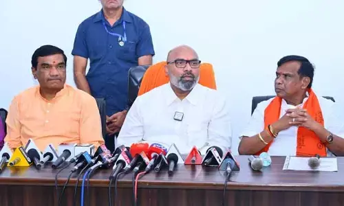 క‌విత, సీఎం రేవంత్ రెడ్డిలు బిజినెస్ పార్టనర్స్.. ఎంపీ అర్వింద్ సంచలన ఆరోపణలు