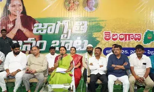 ఎమ్మెల్సీ ప‌ద‌వీని ఆమోదించ‌మ‌ని మ‌ళ్లీ అడుగుతున్నా: తెలంగాణ జాగృతి అధ్య‌క్షురాలు క‌విత‌