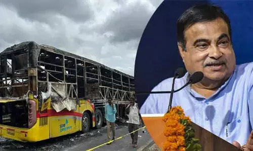 కర్నూల్ బస్సు ప్రమాదం.. కేంద్ర మంత్రి నితిన్ గడ్కరీ సీరియస్ కామెంట్స్