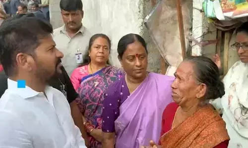 సర్వం కోల్పోయిన బాధితులను పరామర్శించిన CM రేవంత్