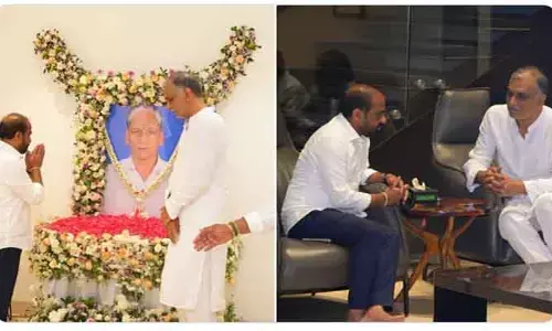 హరీశ్ రావును పరామర్శించిన ఏపీ మంత్రి సత్యకుమార్