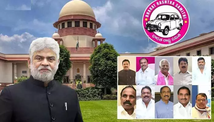 ఎమ్మెల్యేల అనర్హత పిటిషన్లపై విచారణకు కోర్డును గడువు కోరిన స్పీకర్ ఎమ్మెల్యేల అనర్హత పిటిషన్లపై విచారణకు కోర్డును గడువు కోరిన స్పీకర్