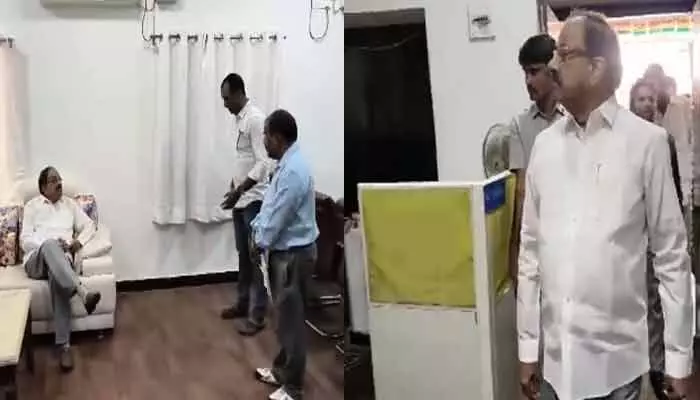 Thummala:మీ ఇష్టమున్నప్పుడు ఆఫీస్కు వస్తారా? ఉద్యోగులపై మంత్రి తుమ్మల ఆగ్రహం Thummala:మీ ఇష్టమున్నప్పుడు ఆఫీస్కు వస్తారా? ఉద్యోగులపై మంత్రి తుమ్మల ఆగ్రహం
