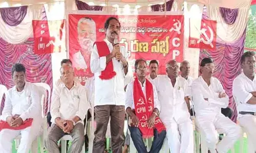 కామ్రేడ్ పెద్ద రాములు స్ఫూర్తితో ప్రజా ఉద్యమాలు కొనసాగించాలి : సీపీఎం రాష్ట్ర కార్యదర్శి కామ్రేడ్ జాన్ వెస్లీ