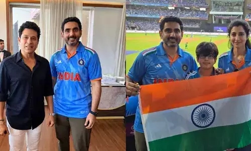 సచిన్ తో లోకేష్ - బ్రాహ్మణి దంపతుల సెల్ఫీ.. క్రికెట్ దేవుడంటూ పోస్ట్