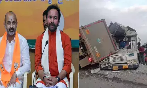 మీర్జాగూడ బస్సు ప్రమాదంపై కేంద్రమంత్రులు దిగ్భ్రాంతి