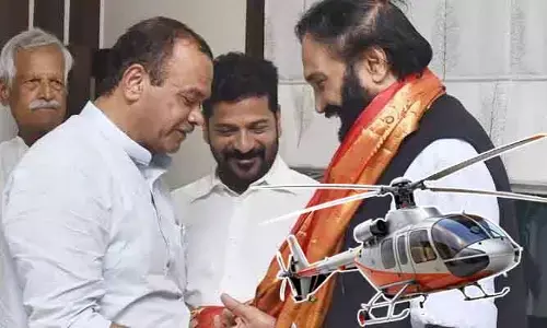 SLBC ఏరియల్ ఎలక్ట్రోమాగ్నెటిక్ సర్వే.. పరిశీలనకు బయలుదేరిన సీఎం, మంత్రులు