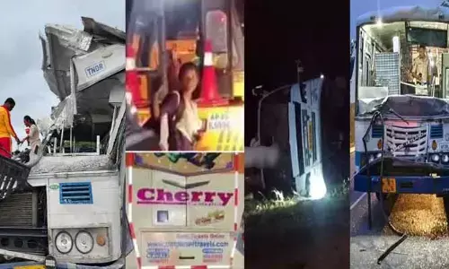 24 గంటల్లో ఐదు బస్సు ప్రమాదాలు.. ఉలిక్కిపడ్డ తెలుగు రాష్ట్రాల ప్రజలు
