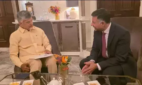 భారత హై కమిషనర్ ను కలిసిన సీఎం చంద్రబాబు