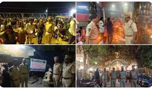 దేవాలయాల వద్ద కట్టుదిట్టమైన భద్రత : ఎన్టీఆర్ జిల్లా పోలీసులు