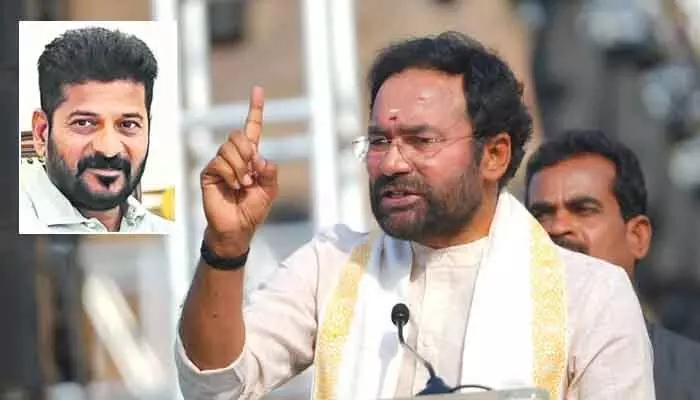 రేవంత్ ఆరు గ్యారంటీపై చర్చకు రా..! సీఎంకు కిషన్రెడ్డి సవాల్ రేవంత్ ఆరు గ్యారంటీపై చర్చకు రా..! సీఎంకు కిషన్రెడ్డి సవాల్