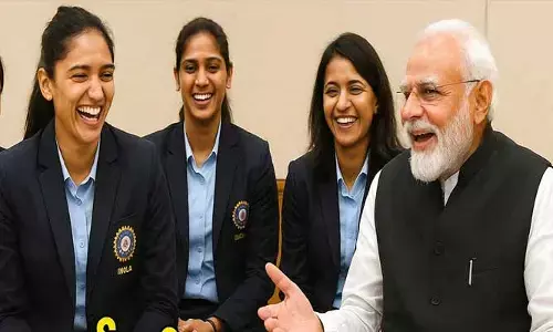 ప్రధాని మోడీతో భారత మహిళల జట్టు సరదా ముచ్చట్లు