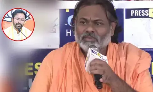 సిగ్గులేకుండా ఆ మాట ఎలా చెప్పారు? కిషన్ రెడ్డిపై పరిపూర్ణనంద స్వామి ఫైర్