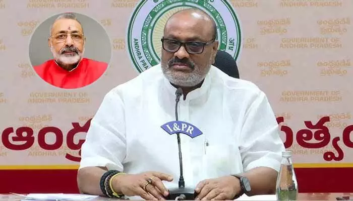 తక్షణ సాయం అందించండి: కేంద్రమంత్రికి మంత్రి అచ్చెన్న లేఖ తక్షణ సాయం అందించండి: కేంద్రమంత్రికి మంత్రి అచ్చెన్న లేఖ