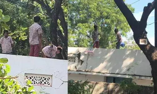 విద్యార్థులతో వెట్టి చాకిరీ