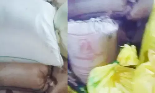 అక్రమంగా నిల్వ చేసిన రేషన్ బియ్యం పట్టివేత