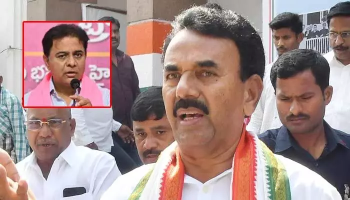 ‘గొంతు చించుకుని వేస్ట్’.. కేటీఆర్కు మంత్రి జూపల్లి కౌంటర్ ‘గొంతు చించుకుని వేస్ట్’.. కేటీఆర్కు మంత్రి జూపల్లి కౌంటర్