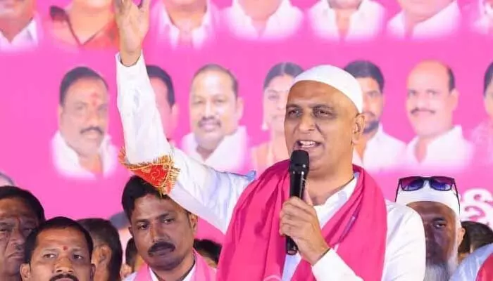 హరీష్ రావుపై చర్యలు తీసుకోండి.. ఈసీకి కంప్లైంట్ హరీష్ రావుపై చర్యలు తీసుకోండి.. ఈసీకి కంప్లైంట్