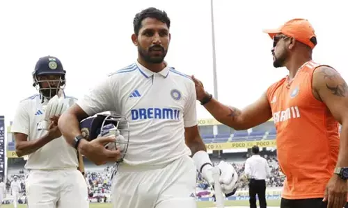 మళ్లీ సెంచరీతో రెచ్చిపోయిన ధ్రువ్ జురెల్..  సౌతాఫ్రికా ‘ఏ’ ముందు భారీ టార్గెట్