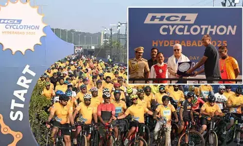 అతి పెద్ద సైక్లింగ్ ఈవెంట్ HCL సైక్లోథాన్ హైదరాబాద్‌-2025 రికార్డు : ప్రారంభించిన గవర్నర్