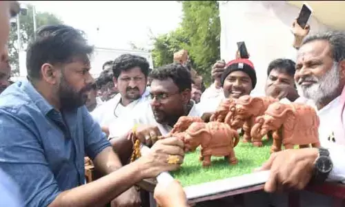 కుంకీ ఏనుగుల కేంద్రాన్ని ప్రారంభించిన డిప్యూటీ సీఎం