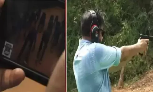 ఫైరింగ్ ప్రాక్టీస్ చేసిన పవన్ కల్యాణ్