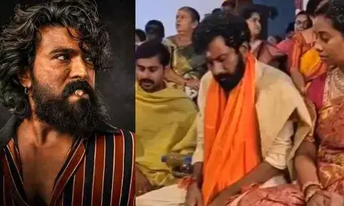 పెద్ది సినిమా ఎఫెక్ట్‌..పిఠాపురంలో బుచ్చిబాబు పూజ‌లు !
